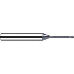 Fraisa - 1mm, 6mm LOC, 61mm OAL, 2 Flute Solid Carbide Square End Mill - Industrial Tool & Supply