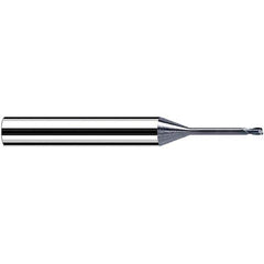 Fraisa - 0.3mm, 6mm LOC, 57mm OAL, 2 Flute Solid Carbide Square End Mill - Industrial Tool & Supply
