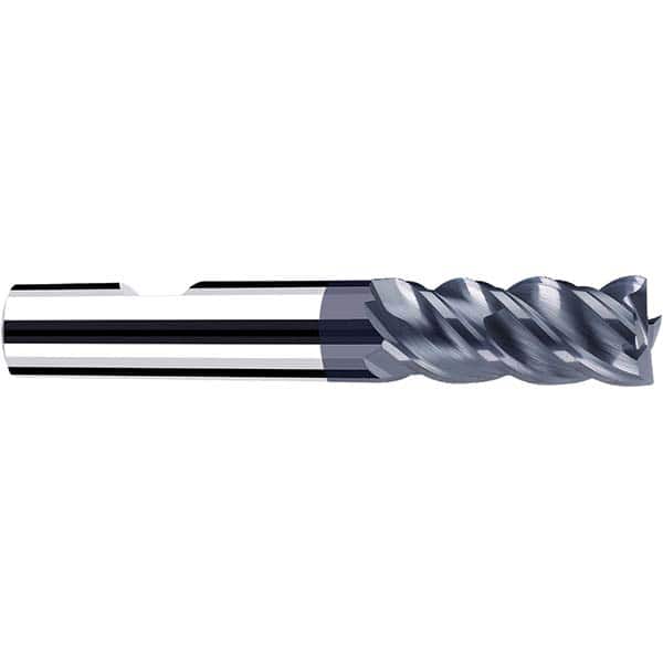 Fraisa - 4mm, 8mm LOC, 57mm OAL, 4 Flute Solid Carbide Square End Mill - Industrial Tool & Supply
