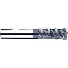 Fraisa - 4mm, 8mm LOC, 57mm OAL, 4 Flute Solid Carbide Square End Mill - Industrial Tool & Supply