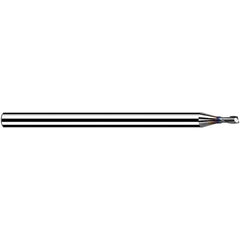 Fraisa - 1mm Diam 2 Flute Solid Carbide 0.2mm Corner Radius End Mill - Industrial Tool & Supply
