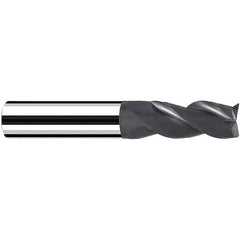 Fraisa - 10mm Diam 3 Flute Solid Carbide 0.5mm Corner Radius End Mill - Industrial Tool & Supply