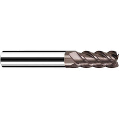 Fraisa - 3/8, 1" LOC, 3/8" Shank Diam, 3" OAL, 4 Flute Solid Carbide Square End Mill - Industrial Tool & Supply