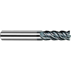 Fraisa - 1/4, 5/8" LOC, 1/4" Shank Diam, 2-1/4" OAL, 4 Flute Solid Carbide Square End Mill - Industrial Tool & Supply