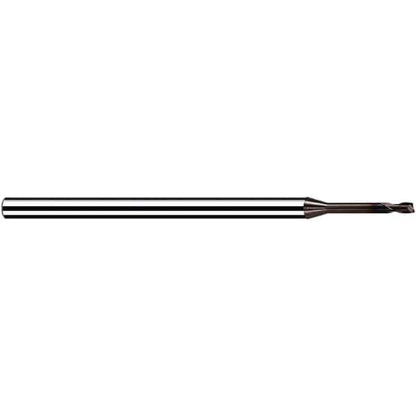 Fraisa - 1mm Diam 2 Flute Solid Carbide 0.2mm Corner Radius End Mill - Industrial Tool & Supply