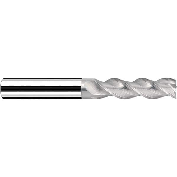 Fraisa - 5/16, 15/16" LOC, 5/16" Shank Diam, 2-1/2" OAL, 3 Flute Solid Carbide Square End Mill - Industrial Tool & Supply