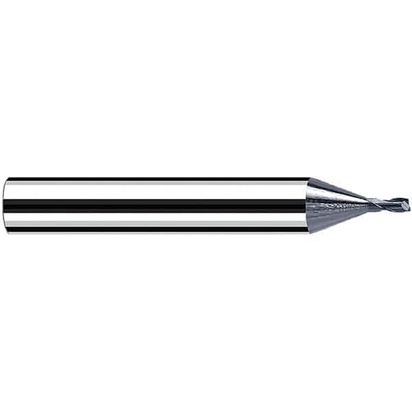 Fraisa - 0.6mm, 6mm LOC, 57mm OAL, 2 Flute Solid Carbide Square End Mill - Industrial Tool & Supply