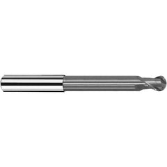 Fraisa - 8mm Diam, 9mm LOC, 2 Flute Solid Carbide Ball End Mill - Industrial Tool & Supply