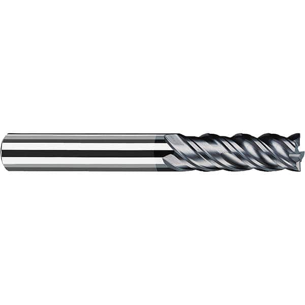 Fraisa - 1/2, 1-1/2" LOC, 1/2" Shank Diam, 3-3/4" OAL, 4 Flute Solid Carbide Square End Mill - Industrial Tool & Supply