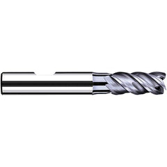 Fraisa - 4mm Diam 4 Flute Solid Carbide 0.1mm Corner Radius End Mill - Industrial Tool & Supply