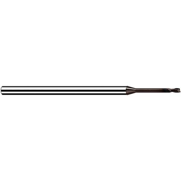 Fraisa - 1.2mm, 1.44mm LOC, 50mm OAL, 2 Flute Solid Carbide Square End Mill - Industrial Tool & Supply