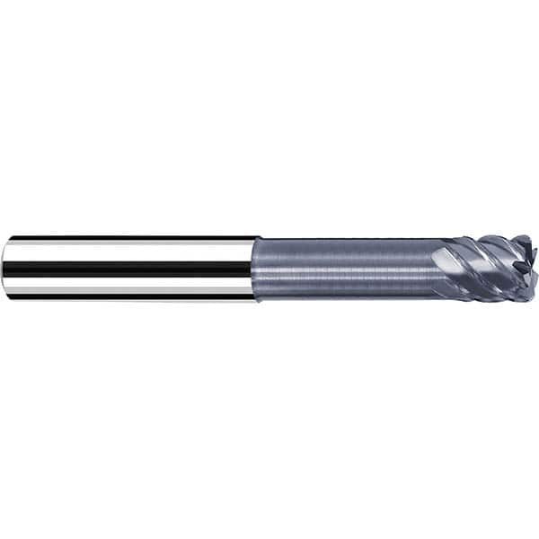 Fraisa - 3/8" Diam 6 Flute Solid Carbide 0.02" Corner Radius End Mill - Industrial Tool & Supply