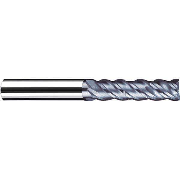 Fraisa - 1/4, 3/4" LOC, 1/4" Shank Diam, 2-1/2" OAL, 4 Flute Solid Carbide Square End Mill - Industrial Tool & Supply