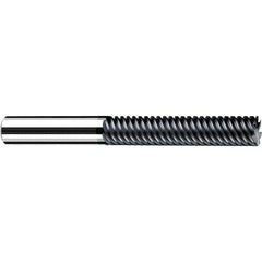 Fraisa - 1, 5" LOC, 1" Shank Diam, 8" OAL, 7 Flute Solid Carbide Square End Mill - Industrial Tool & Supply