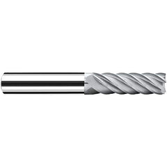 Fraisa - 12mm, 36mm LOC, 97mm OAL, 6 Flute Solid Carbide Square End Mill - Industrial Tool & Supply