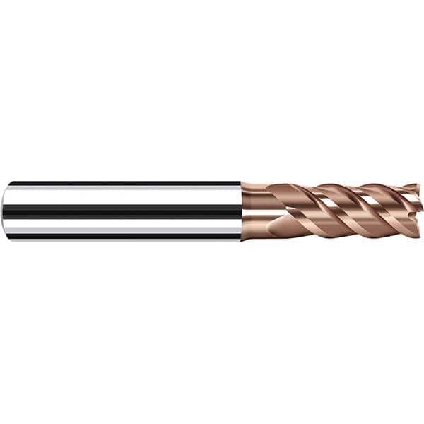 Fraisa - 1/8" Diam 4 Flute Solid Carbide 0.004" Corner Radius End Mill - Industrial Tool & Supply