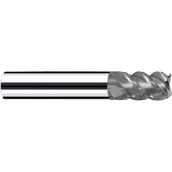 Fraisa - 1/4, 5/16" LOC, 1/4" Shank Diam, 2" OAL, 4 Flute Solid Carbide Square End Mill - Industrial Tool & Supply