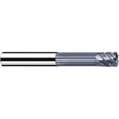 Fraisa - 3/8" Diam 6 Flute Solid Carbide 0.01" Corner Radius End Mill - Industrial Tool & Supply