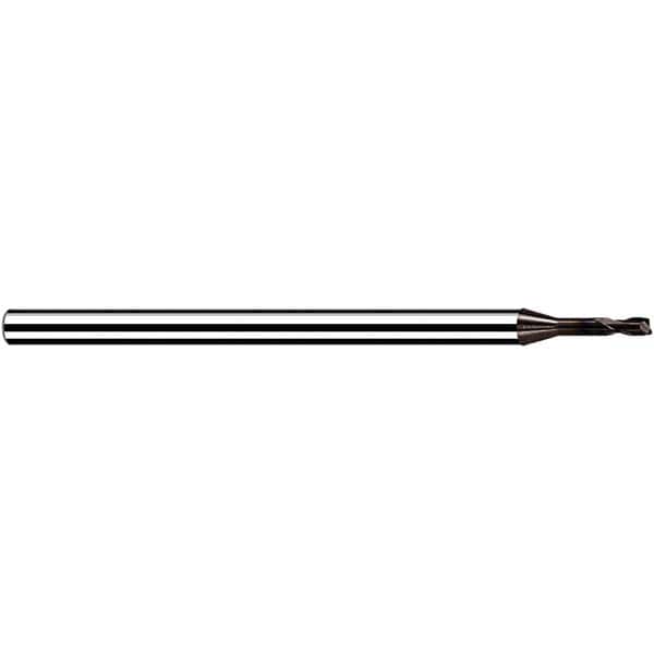 Fraisa - 1mm Diam 2 Flute Solid Carbide 0.2mm Corner Radius End Mill - Industrial Tool & Supply