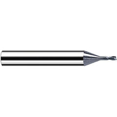 Fraisa - 0.6mm, 6mm LOC, 57mm OAL, 2 Flute Solid Carbide Square End Mill - Industrial Tool & Supply