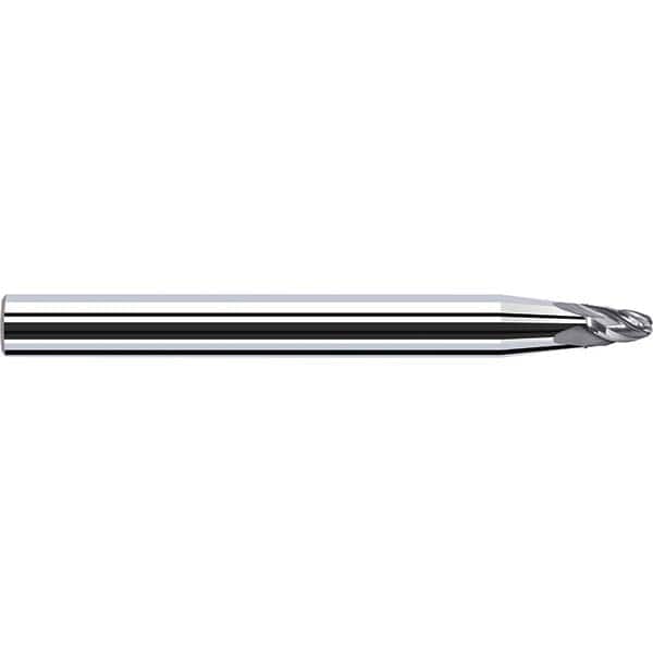 Fraisa - 10mm LOC 4 Flute Solid Carbide Circle Segment Taper Form End Mill - Industrial Tool & Supply