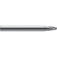 Fraisa - 10mm LOC 4 Flute Solid Carbide Circle Segment Taper Form End Mill - Industrial Tool & Supply