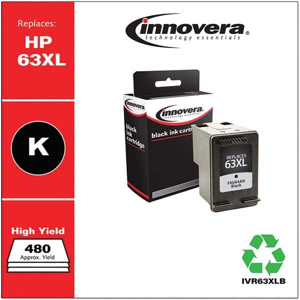 innovera - Office Machine Supplies & Accessories For Use With: HP DeskJet 1110, 1112, 2130, 2132, 3630, 3631, 3632, 3633, 3634, 3636, 3637; HP ENVY 4512, 4516, 4520, 4522, 4523, 4524; HP OfficeJet 3830, 3831, 3833, 4650, 4652, 4654, 4655 Nonflammable: No - Industrial Tool & Supply