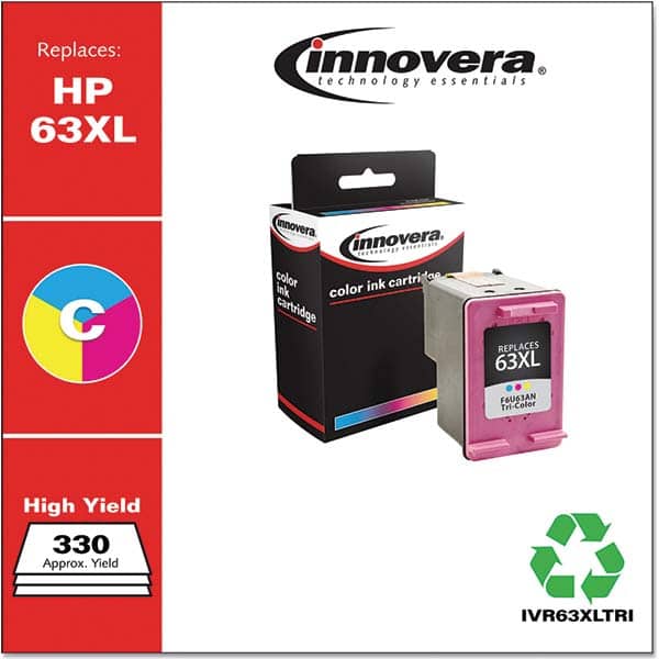 innovera - Office Machine Supplies & Accessories For Use With: HP DeskJet 1110, 1112, 2130, 2132, 3630, 3631, 3632, 3633, 3634, 3636, 3637; HP ENVY 4512, 4516, 4520, 4522, 4523, 4524; HP OfficeJet 3830, 3831, 3833, 4650, 4652, 4654, 4655 Nonflammable: No - Industrial Tool & Supply