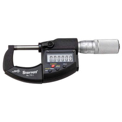 Starrett - Electronic Outside Micrometers Type: Standard Minimum Measurement (Decimal Inch): 0 - Industrial Tool & Supply