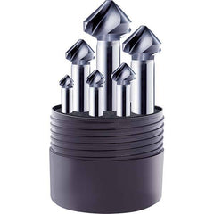 Guhring - Countersink Sets Countersink Type: Three Flute Minimum Head Diameter (Inch): 1/4 - Industrial Tool & Supply
