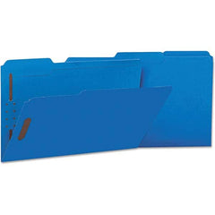 UNIVERSAL - File Folders, Expansion Folders & Hanging Files Folder/File Type: File Folders with Top Tab Color: Blue - Industrial Tool & Supply