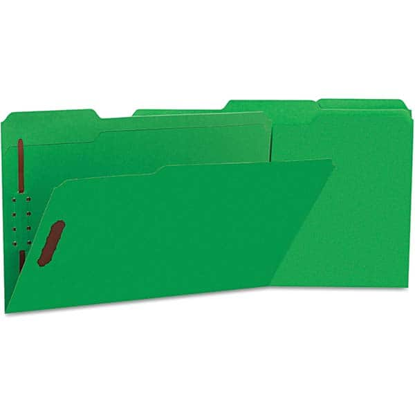 UNIVERSAL - File Folders, Expansion Folders & Hanging Files Folder/File Type: File Folders with Top Tab Color: Green - Industrial Tool & Supply