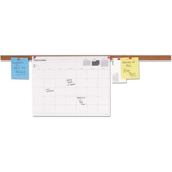 UNIVERSAL - Cork Bulletin Boards Style: Bulletin Color: Brown - Industrial Tool & Supply