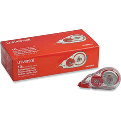 UNIVERSAL - Correction Fluid & Tape Type: Correction Tape Non-Refillable Tape Size: 1/5 x 315" - Industrial Tool & Supply