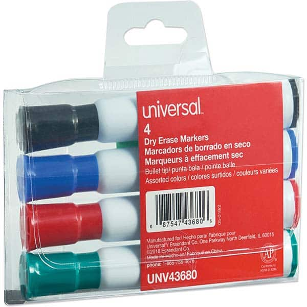 UNIVERSAL - Dry Erase Markers & Accessories Display/Marking Boards Accessory Type: Dry Erase Markers For Use With: Dry Erase Marker Board - Industrial Tool & Supply