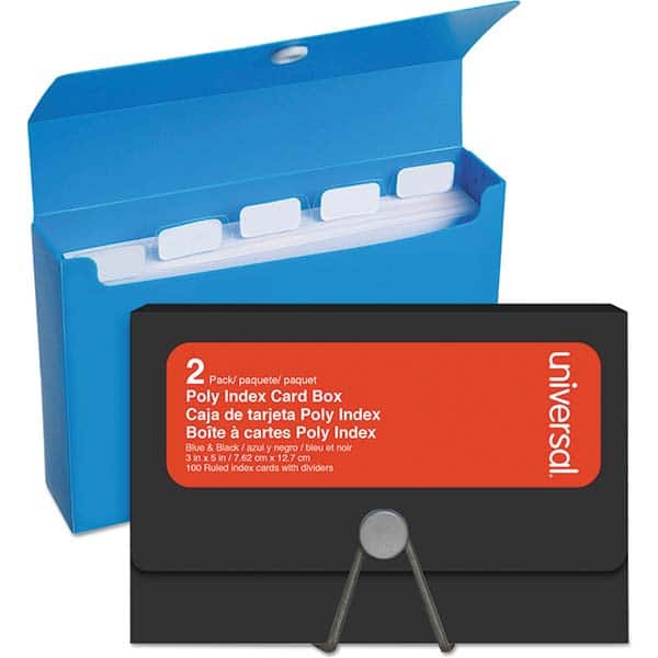 UNIVERSAL - Rolodexes & Cards Rolodex Type: Index Cards Size: 3 x 5 - Industrial Tool & Supply