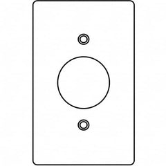 Hubbell Killark - Wall Plates Wall Plate Type: Outlet Wall Plates Color: Gray - Industrial Tool & Supply
