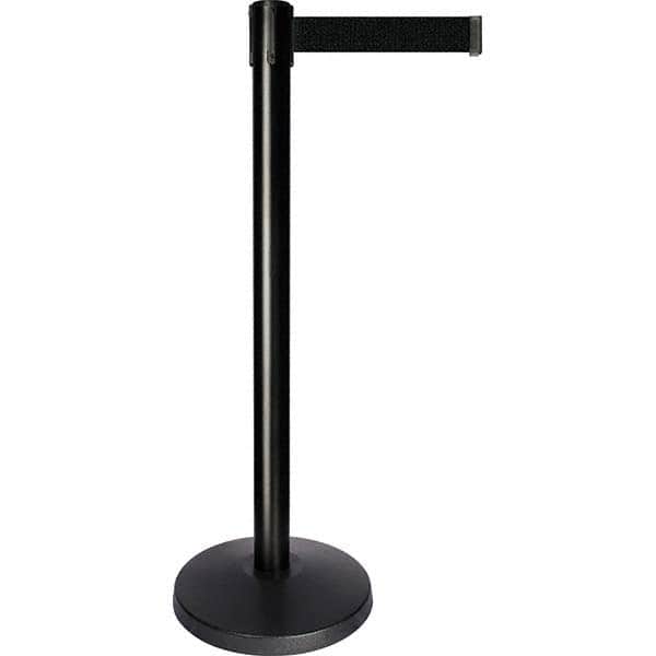 Tensator - Barrier Posts Type: Tensabarrier Post Post Color/Finish: Black - Industrial Tool & Supply
