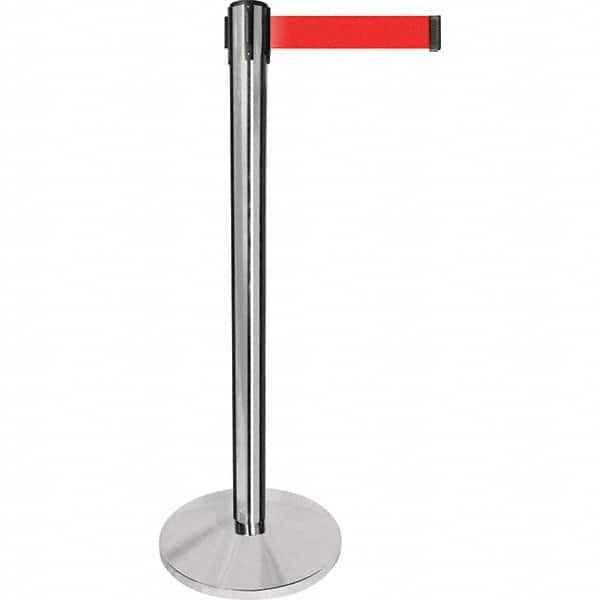 Tensator - Barrier Posts Type: Tensabarrier Post Post Color/Finish: Polished Chrome - Industrial Tool & Supply