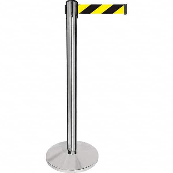 Tensator - Barrier Posts Type: Tensabarrier Post Post Color/Finish: Polished Chrome - Industrial Tool & Supply