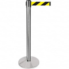 Tensator - Barrier Posts Type: Tensabarrier Post Post Color/Finish: Polished Chrome - Industrial Tool & Supply