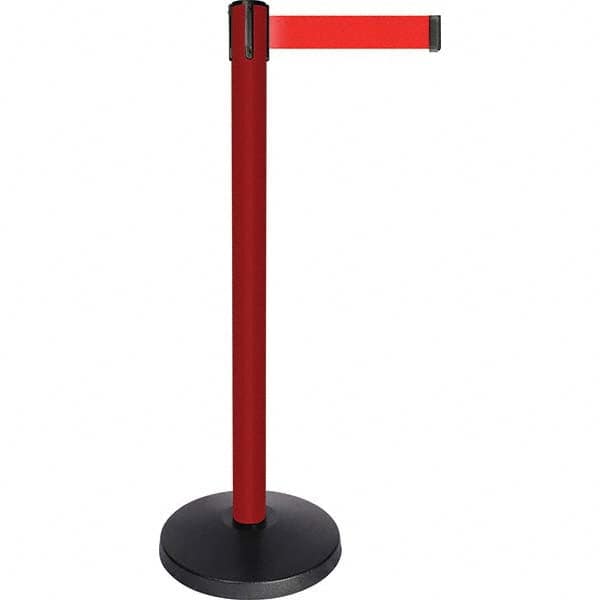 Tensator - Barrier Posts Type: Tensabarrier Post Post Color/Finish: Red - Industrial Tool & Supply