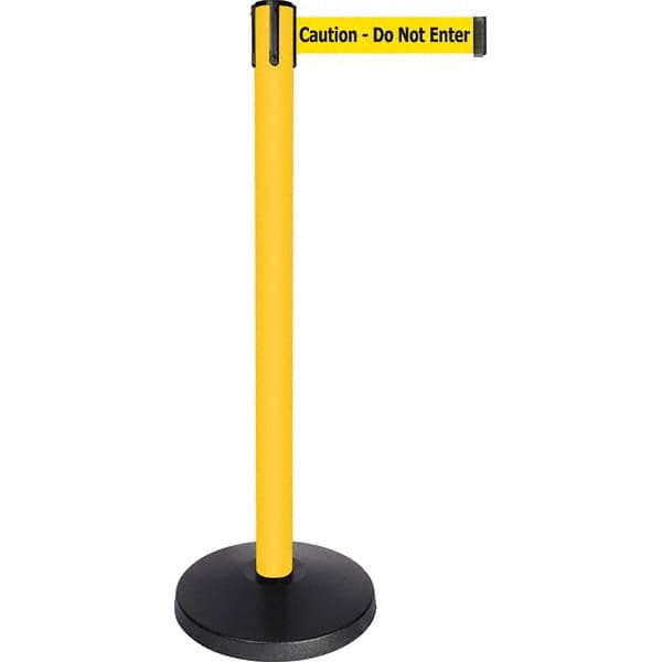 Tensator - Barrier Posts Type: Tensabarrier Post Post Color/Finish: Yellow - Industrial Tool & Supply