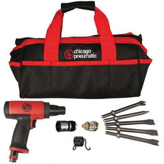 Chicago Pneumatic - 3,500 BPM, 2.64" Long Stroke, Air Chipping Hammer - Industrial Tool & Supply