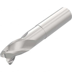 Niagara Cutter - 1/2" Diam 3 Flute Solid Carbide 0.06" Corner Radius End Mill - Industrial Tool & Supply