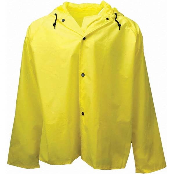 Neese - Size 5XL Yellow Flame Resistant/Retardant Rain Jacket - Industrial Tool & Supply