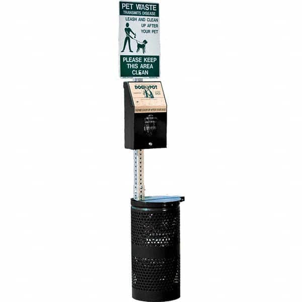 DOGIPOT - Pet Waste Stations Mount Type: Pole Mount Overall Height Range (Feet): 4' - 8' - Industrial Tool & Supply