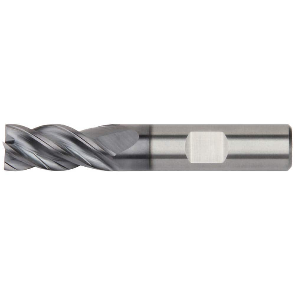 Kennametal - 5/8" Diam 4 Flute Solid Carbide 0.12" Corner Radius End Mill - Industrial Tool & Supply