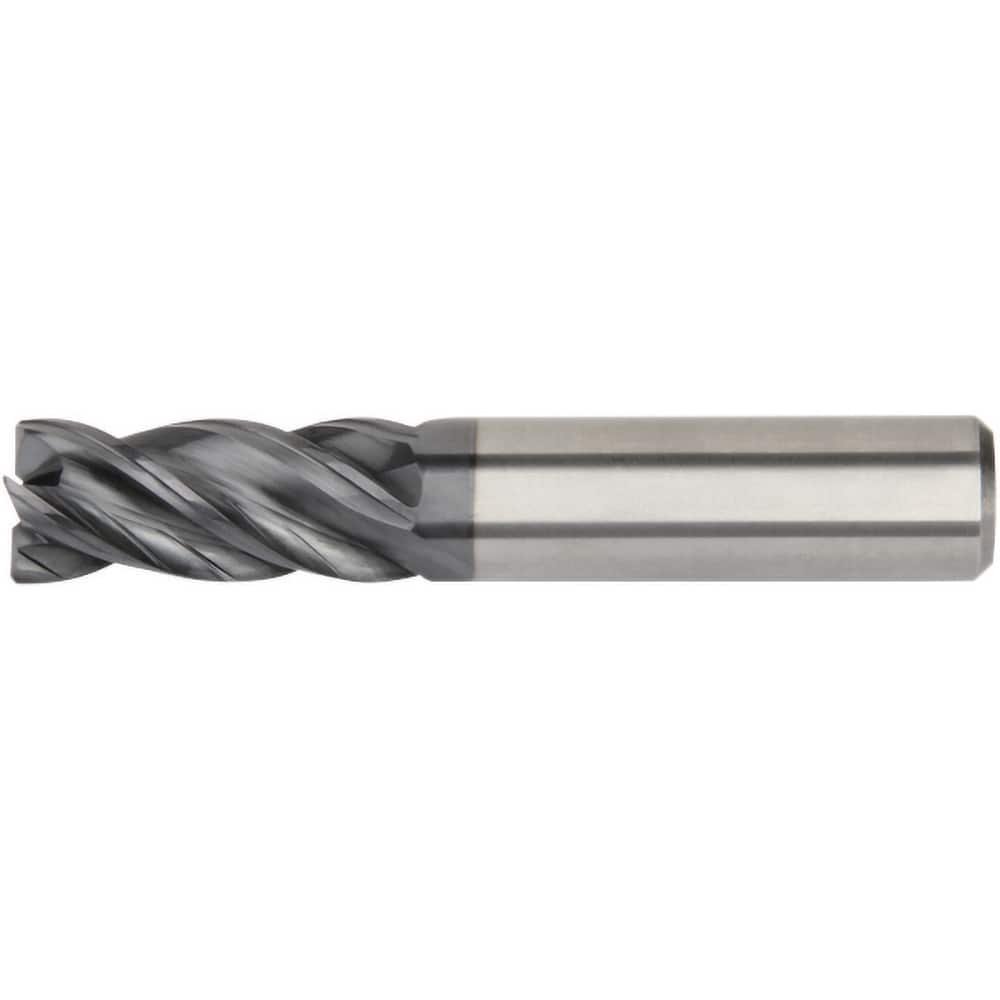 Kennametal - 3/8", 7/8" LOC, 3/8" Shank Diam, 2-1/2" OAL, 4 Flute, Solid Carbide Square End Mill - Industrial Tool & Supply