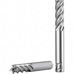 Kennametal - 1/2", 1-1/2" LOC, 1/2" Shank Diam, 3-1/2" OAL, 5 Flute, Solid Carbide Square End Mill - Industrial Tool & Supply